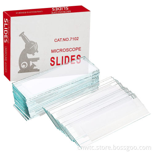 Lab Supplies: Frosted Glass Cover Slips and Microscope Slides